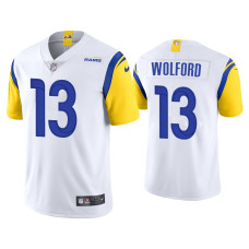 Men Los Angeles Rams #13 John Wolford Vapor Limited White Jersey