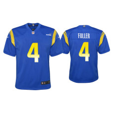 Youth Los Angeles Rams #4 Jordan Fuller Royal Game Jersey