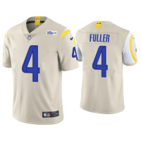 Men Los Angeles Rams #4 Jordan Fuller Vapor Limited Bone Jersey