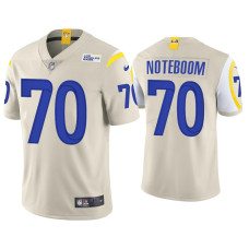 Men Los Angeles Rams #70 Joseph Noteboom Vapor Limited Bone Jersey