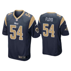 Men Los Angeles Rams #54 Leonard Floyd Navy Game Jersey