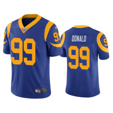 Men Los Angeles Rams #99 100th Season Aaron Donald Royal Limited Jersey