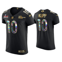 Men Los Angeles Rams #10 Cooper Kupp Black Super Bowl LVI Champions MVP Jersey