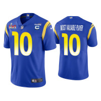 Men Los Angeles Rams #10 Cooper Kupp Royal Super Bowl LVI MVP Limited Jersey