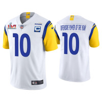 Men Los Angeles Rams #10 Cooper Kupp White 2021 NFL Offensive Player of the Year Limited Jersey