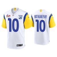 Men Los Angeles Rams #10 Cooper Kupp White Super Bowl LVI MVP Game Jersey