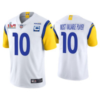 Men Los Angeles Rams #10 Cooper Kupp White Super Bowl LVI MVP Limited Jersey