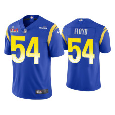 Men Los Angeles Rams #54 Leonard Floyd Royal Super Bowl LVI Limited Jersey