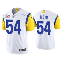 Men Los Angeles Rams #54 Leonard Floyd White Super Bowl LVI Limited Jersey