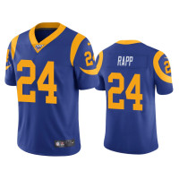 Men Los Angeles Rams #24 100th Season Taylor Rapp Royal Limited Jersey