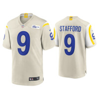 Youth Los Angeles Rams #9 Matthew Stafford Bone Game Jersey