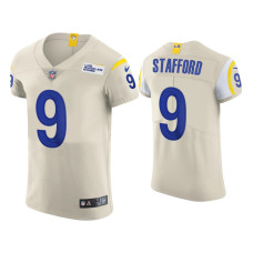 Men Los Angeles Rams #9 Matthew Stafford Cream Vapor Elite Jersey