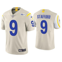 Men Los Angeles Rams #9 Matthew Stafford Vapor Limited Bone Jersey