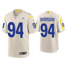 Men Los Angeles Rams #94 A'Shawn Robinson Bone Game Jersey