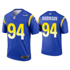 Men Los Angeles Rams #94 A'Shawn Robinson Royal Legend Jersey