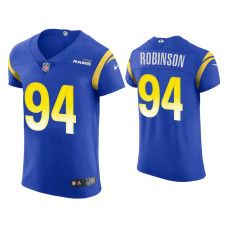 Men Los Angeles Rams #94 A'Shawn Robinson Royal Vapor Elite Jersey