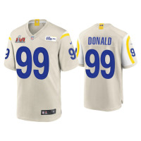 Men Los Angeles Rams #99 Aaron Donald Super Bowl LVI Bone Game Jersey