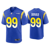 Men Los Angeles Rams #99 Aaron Donald Royal Game Jersey