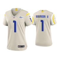 Women Los Angeles Rams #1 Allen Robinson II Bone Game Jersey