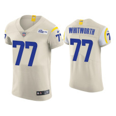 Men Los Angeles Rams #77 Andrew Whitworth Cream Vapor Elite Jersey