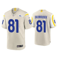 Men Los Angeles Rams #81 Ben Skowronek Bone Game Jersey