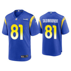 Men Los Angeles Rams #81 Ben Skowronek Royal Game Jersey