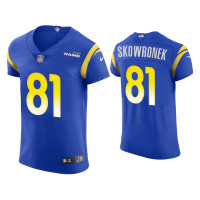 Men Los Angeles Rams #81 Ben Skowronek Royal Vapor Elite Jersey