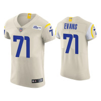 Men Los Angeles Rams #71 Bobby Evans Cream Vapor Elite Jersey