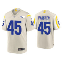 Men Los Angeles Rams #45 Bobby Wagner Bone Game Jersey