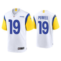 Men Los Angeles Rams #19 Brandon Powell White Alternate Game Jersey