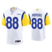 Men Los Angeles Rams #88 Brycen Hopkins White Alternate Game Jersey