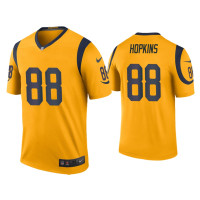 Men Los Angeles Rams #88 Color Rush Legend Brycen Hopkins Gold Jersey