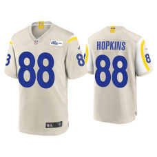 Men Los Angeles Rams #88 Brycen Hopkins Bone Game Jersey