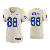 Women Los Angeles Rams #88 Brycen Hopkins Bone Game Jersey