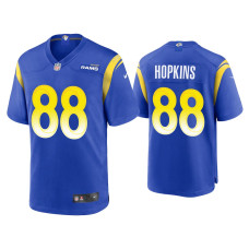 Men Los Angeles Rams #88 Brycen Hopkins Royal Game Jersey