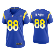 Women Los Angeles Rams #88 Brycen Hopkins Royal Game Jersey