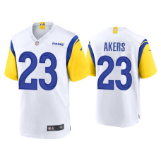 Men Los Angeles Rams #23 Cam Akers White Alternate Game Jersey