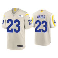 Men Los Angeles Rams #23 Cam Akers Bone Game Jersey