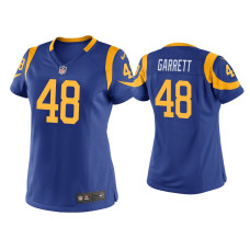 Women Los Angeles Rams #48 Chris Garrett Royal Game Jersey