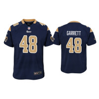 Youth Los Angeles Rams #48 Chris Garrett Navy Game Jersey