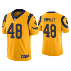 Men Los Angeles Rams #48 Color Rush Limited Chris Garrett Gold Jersey