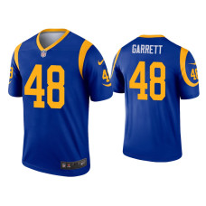 Men Los Angeles Rams #48 Chris Garrett Royal Legend Jersey