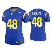 Women Los Angeles Rams #48 Chris Garrett Royal Legend Jersey