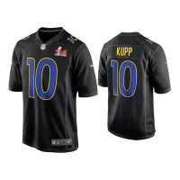 Men Los Angeles Rams #10 Cooper Kupp Super Bowl LVI Black Game Fashion Jersey