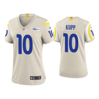 Women Los Angeles Rams #10 Cooper Kupp Bone Game Jersey