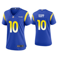 Women Los Angeles Rams #10 Cooper Kupp Royal Game Jersey