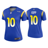 Women Los Angeles Rams #10 Cooper Kupp Royal Legend Jersey