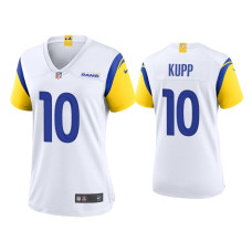 Women Los Angeles Rams #10 Cooper Kupp White Alternate Game Jersey