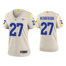 Women Los Angeles Rams #27 Darrell Henderson Bone Game Jersey