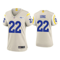 Women Los Angeles Rams #22 David Long Bone Game Jersey